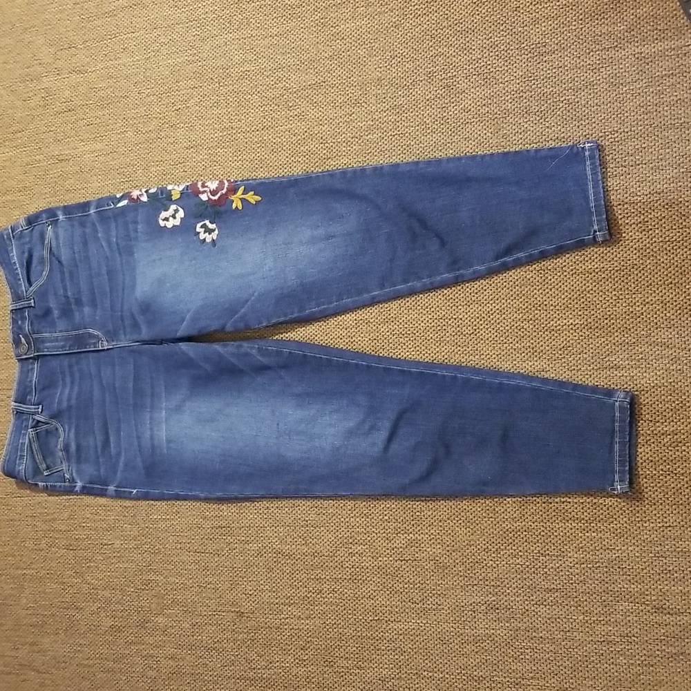 Embroidered soft Jean's, size 14